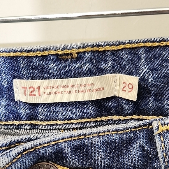 Levi's Women's Blue Jeans Orange Tab - Picture 7 of 8